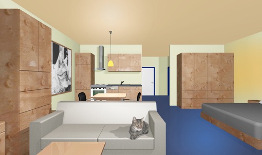 Wohnung 2 / 57 m2