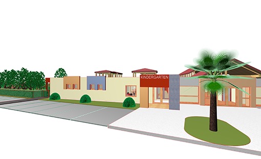 Kindergarten Eingang