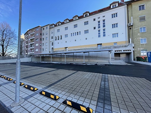 18. 12. 2021 Parkplatz ist fertiggestellt