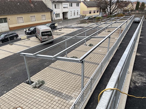 17. 11. 2021 Carportkonstruktion