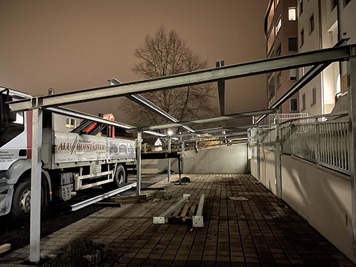 15. 11. 2021 Carportmontage