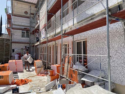 24. 06. 2021 Vollw&auml;rmeschutzfassade