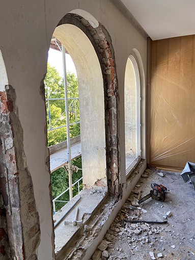 08. 06. 2021 1. OG / Gemeinderatssaal / Fenstertausch