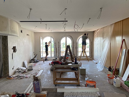 08. 06. 2021 1. OG / Gemeinderatssaal / Fenstertausch