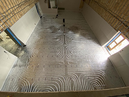 27. 05. 2021 Stadtsaal / Fussbodenheizung
