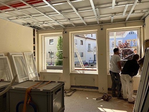 26. 05. 2021 1. OG / B&uuml;ro 2 / Ausbau alte Fenster