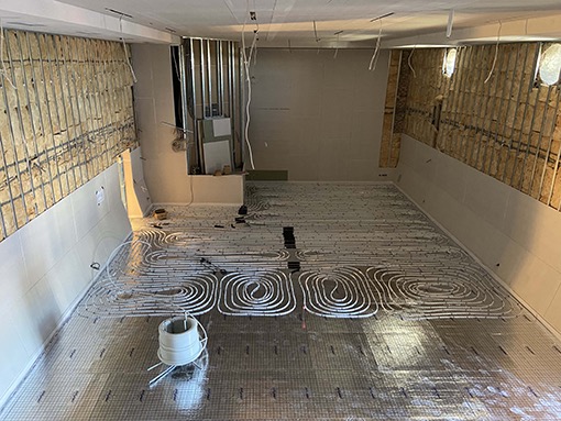 26. 05. 2021 Stadtsaal / Fussbodenheizung