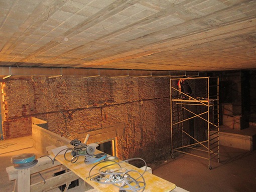 21. 01. 2021 Stadtsaal Montage der L&uuml;ftungsanlage