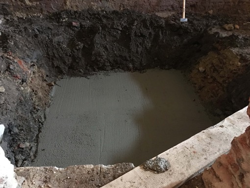 09. 07. 2019 Fundament Aufzugsschacht