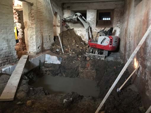 09. 07. 2019 Fundament Aufzugsschacht