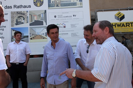 20. 06. 2019 Landesrat Christian Illedits besichtigt die Baustelle