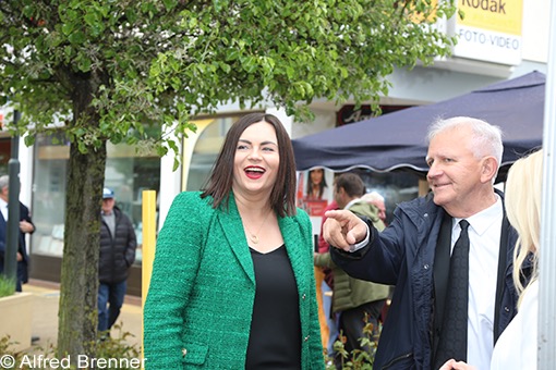 LH-Stvin Astrid Eisenkopf mit Martin Zsifkovits