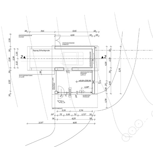 Talstation Grundriss