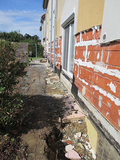 18. 08. 2020 alter W&auml;rmeschutz wird abgebrochen